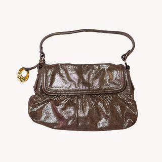 Fendi: Vintage Metallic Gold Shoulder Bag