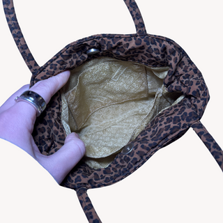 Bottega Veneta: Vintage Nylon Mini Leopard Bag