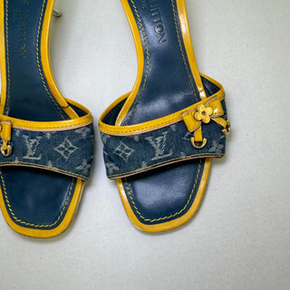 Louis Vuitton: Vintage Denim Kitten Heels (37)