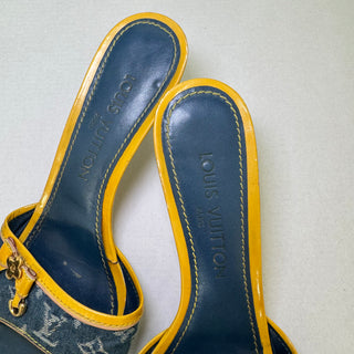 Louis Vuitton: Vintage Denim Kitten Heels (37)