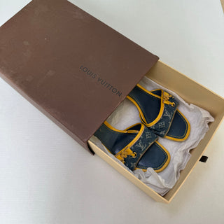 Louis Vuitton: Vintage Denim Kitten Heels (37)