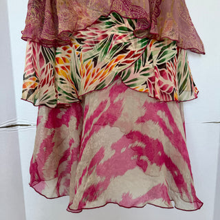 Diane Von Furstenberg: Vintage Layered Silk Skirt