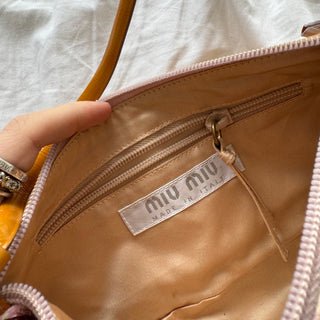 Miu Miu: Vintage Pink Sequin Shoulder Bag