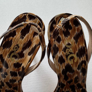 D&G: Vintage Leopard Print Flower Heels (38)