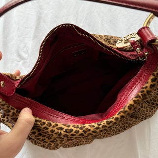 Fendi: Vintage Leopard Print Pony-Hair Bag