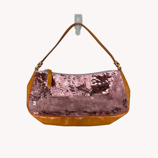 Miu Miu: Vintage Pink Sequin Shoulder Bag